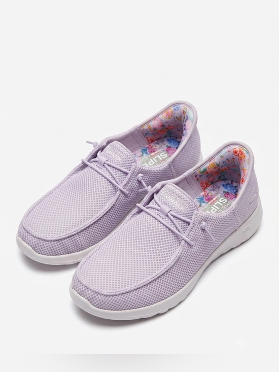 Skechers Shoes - Skechers Women's Lavender Slip-On Mesh Sneakers
